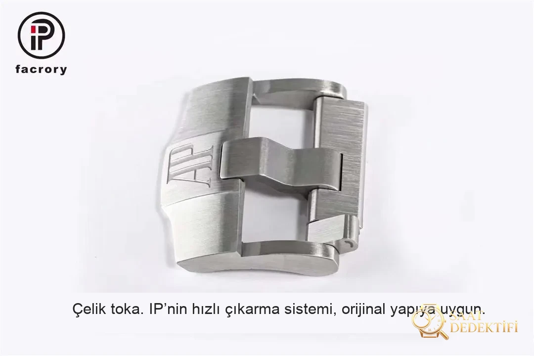 IP Factory Audemars Piguet 15720 Offshore Hızlı Değiştirilebilir Kayışlı Dalış Saati - Arka Kapak ve Mekanizma Detayı