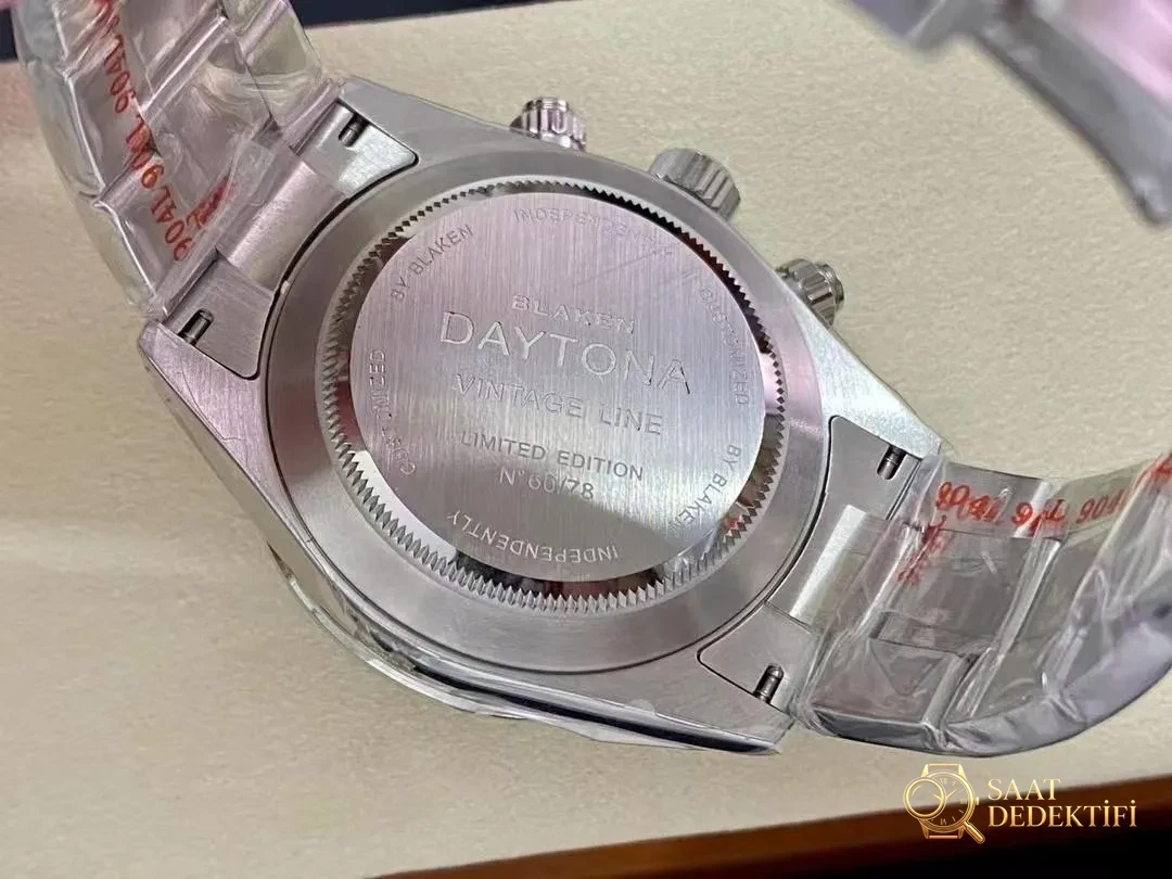 Rolex Blaken Paul Newman Kasa Arkası