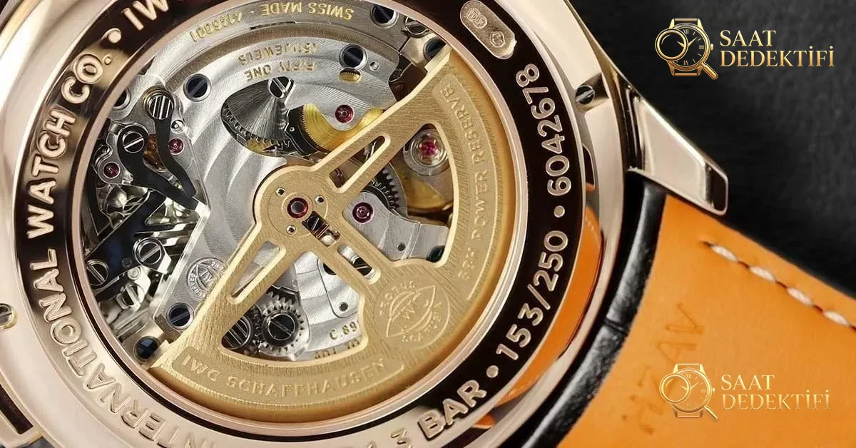 IWC craftsmanship finishing