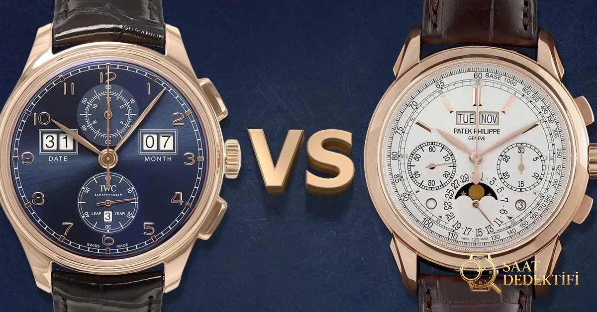 Iwc vs Patek Philippe Saatleri Hangisi Daha Iyi Karşılaştırması | Saat ... - Ön Görünüm ve Kasa Tasarımı