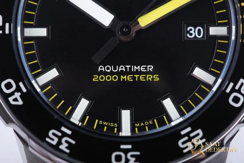 IWS Factory IWC Aquatimer serisi IW356802 çeyrek sarı/beyaz replika saat ile orijinal karşılaştırmalı incelemesi - Bilezik, Toka ve Klips Mekanizması