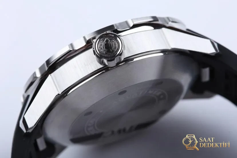 IWS Factory IWC Aquatimer serisi IW356802 çeyrek sarı/beyaz replika saat ile orijinal karşılaştırmalı incelemesi - Kasa Çeliği ve Polisaj Kalitesi