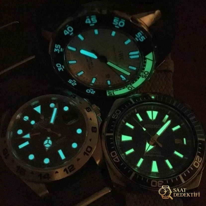 IWS Factory IWC Aquatimer serisi IW356802 çeyrek sarı/beyaz replika saat ile orijinal karşılaştırmalı incelemesi - Kordon Dokusu ve Dikiş Detayları