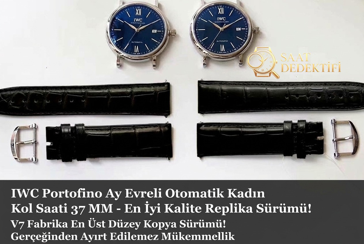 IWS Factory IWC Portofino Ay Evreli Kasa ve Kadran İşçiliği İncelemesi - ön görünüm