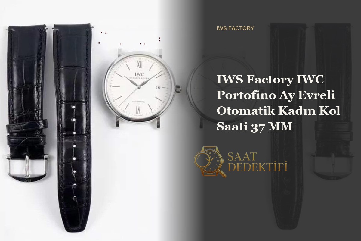 IWS Factory IWC Portofino Ay Evreli Safir Cam ve Bezel Özellikleri İncelemesi - ön görünüm