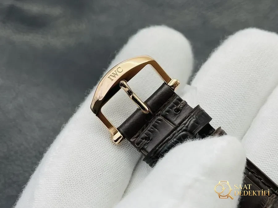 IWS Factory IWC Portofino serisi ay evreli otomatik saat incelemesi - Makro Kadran ve İndeks İşçiliği