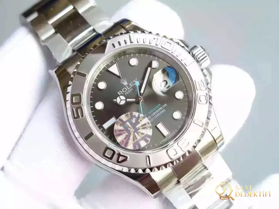 Replika Rolex YachtMaster Gri Saat