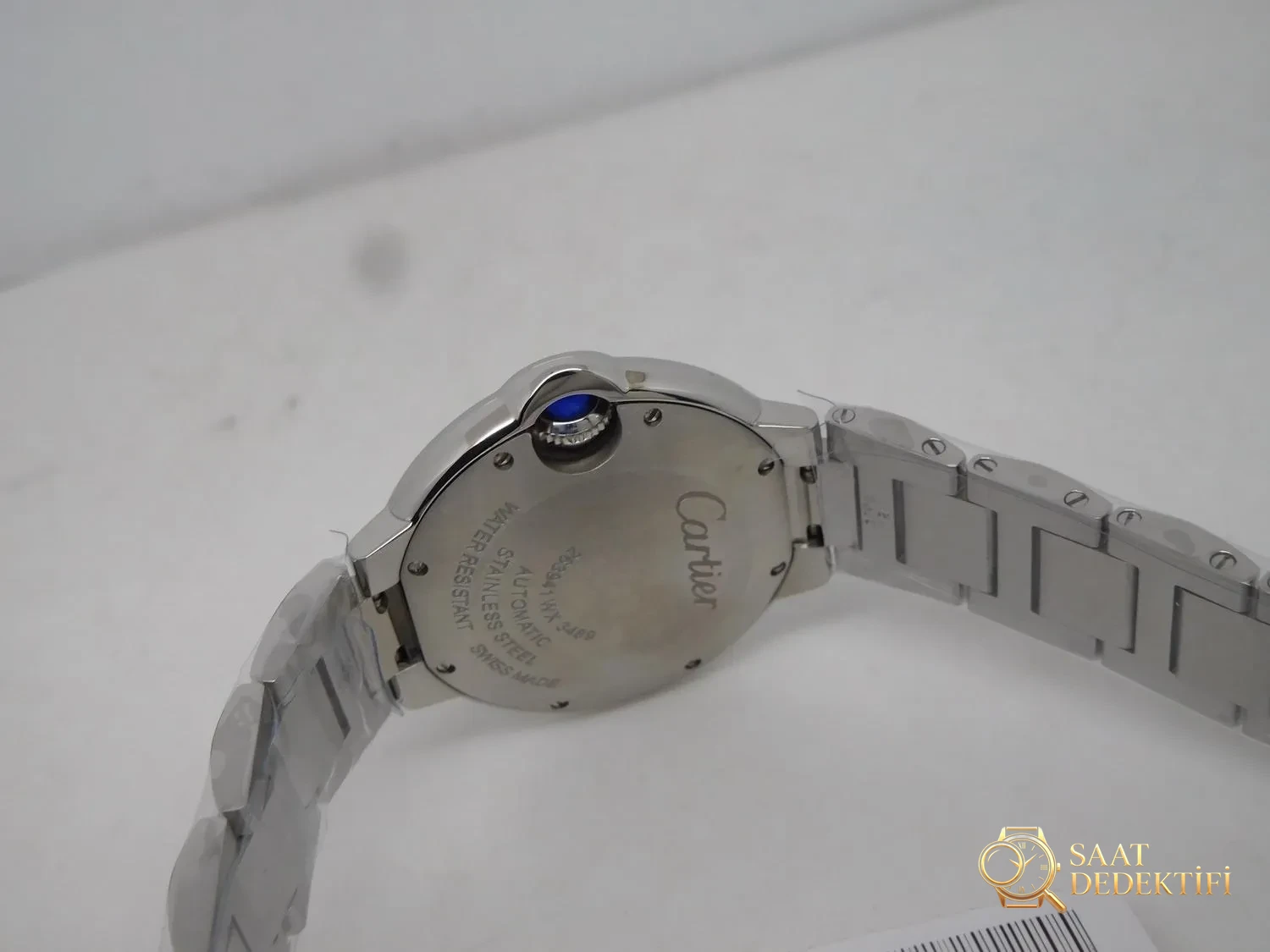 Replika Cartier Ballon Bleu 33mm Safir Kurma Kolu