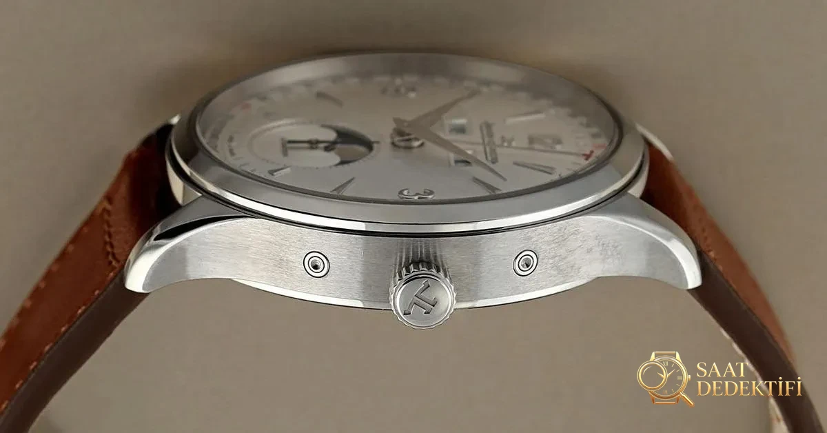 Jaeger LeCoultre Master Control Takvim 40mm Kurma Kolu ve İtme Butonları