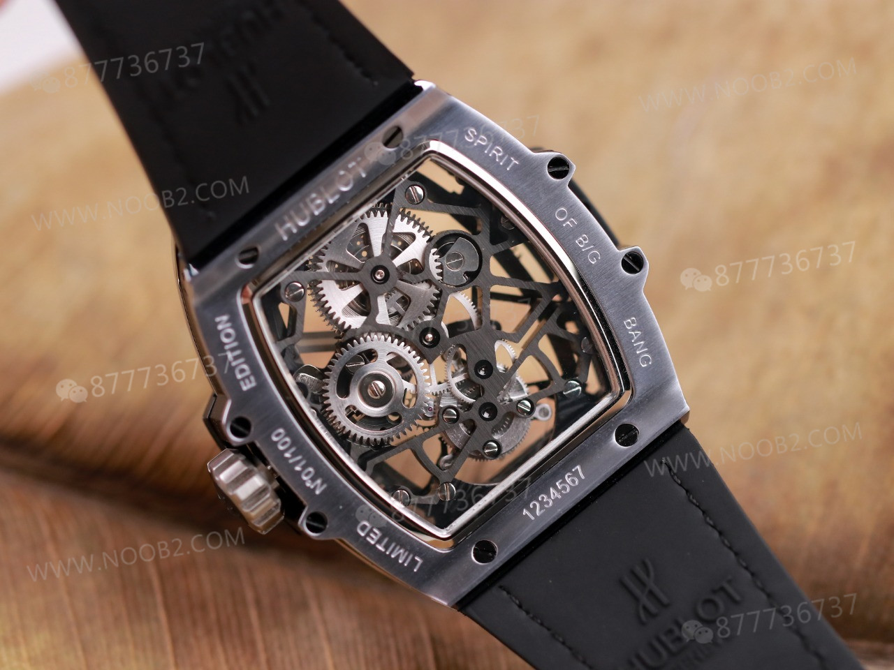 JB Factory Hublot fıçı formlu tourbillon HUB9006 mekanizmalı model ilk bakışta belli oluyor mu? — 5. fotoğraf