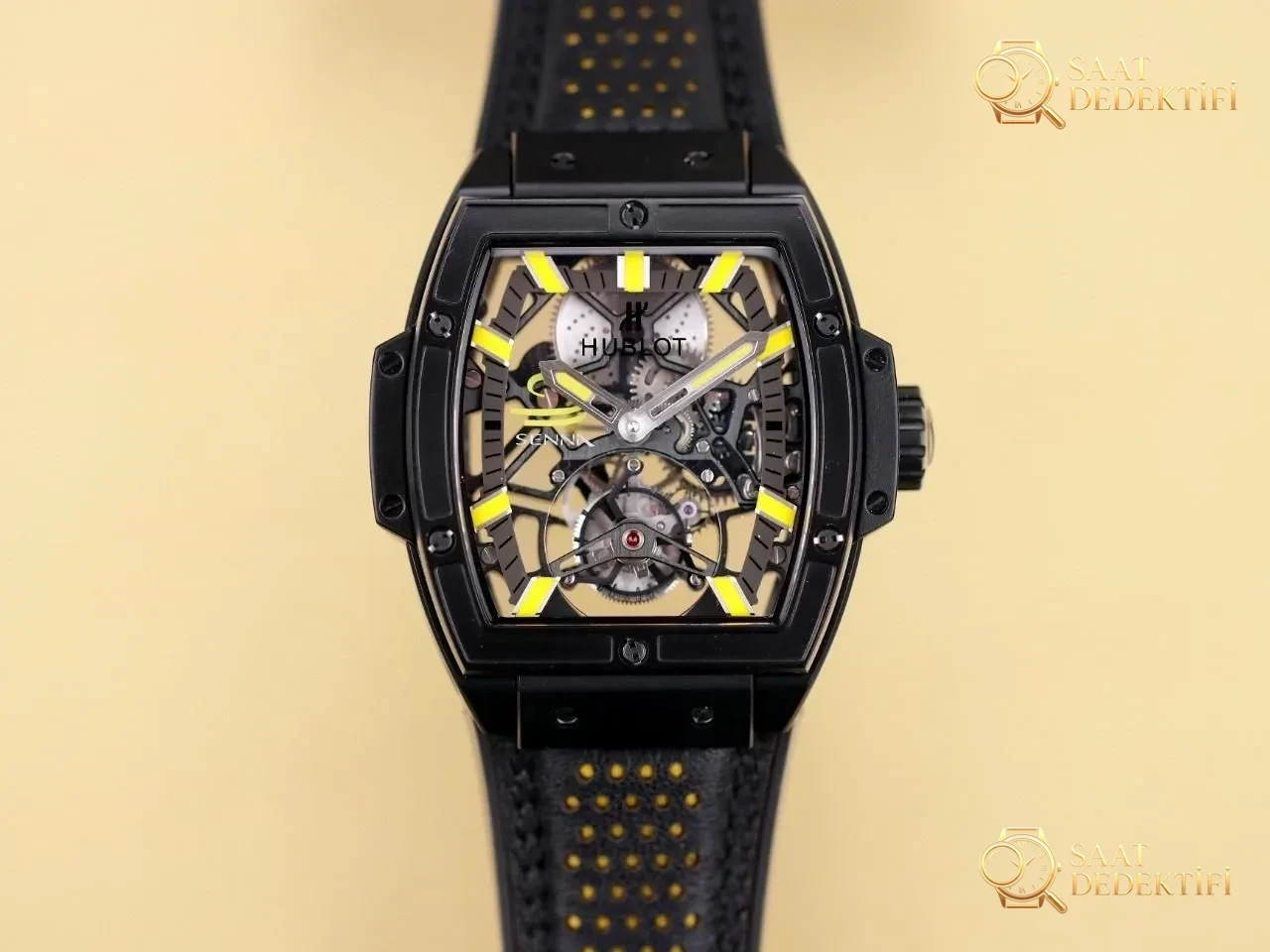 JB Factory Hublot fıçı formlu tourbillon HUB9006 mekanizmalı model ilk bakışta belli oluyor mu? - Klips Kilidi ve Lazer Damgalar