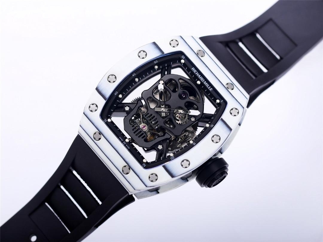 JB Factory Richard Mille RM52-01 gerçek tourbillon - beyaz işçilik detayları — 4. fotoğraf