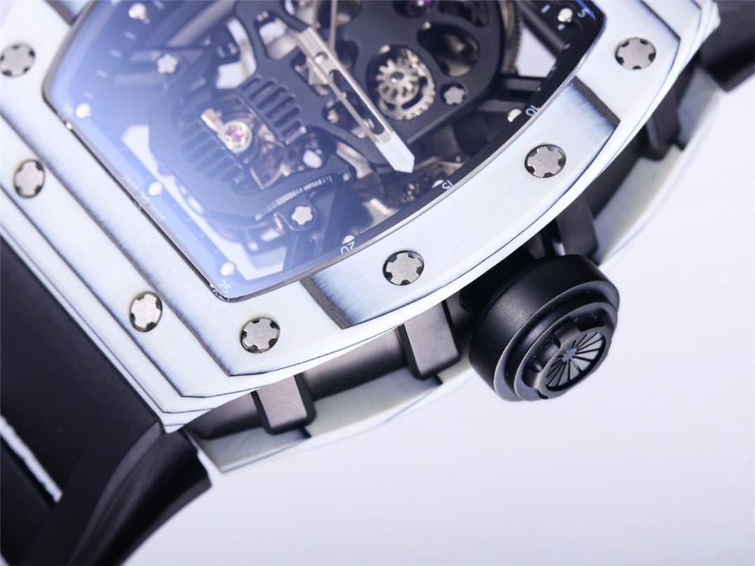 JB Factory Richard Mille RM52-01 gerçek tourbillon - beyaz işçilik detayları — 6. fotoğraf
