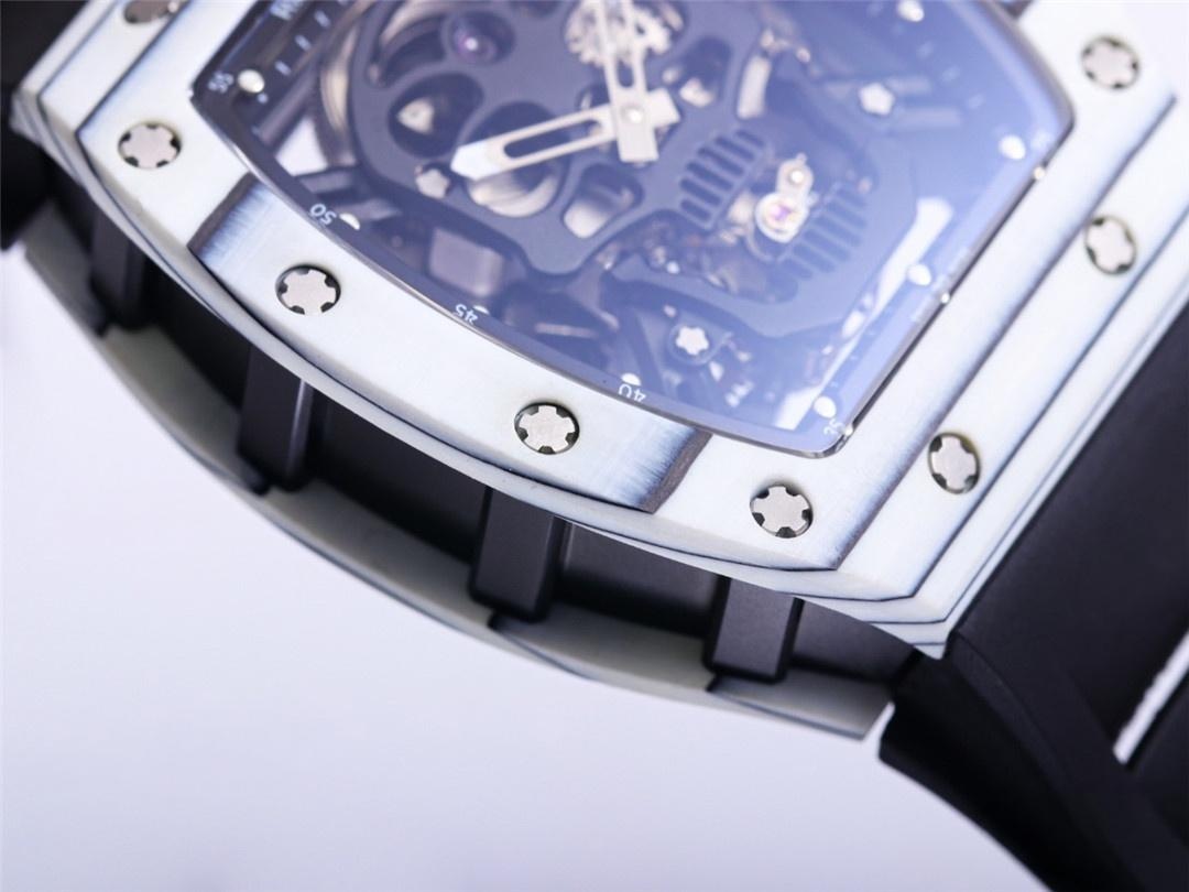 JB Factory Richard Mille RM52-01 gerçek tourbillon - beyaz işçilik detayları — 7. fotoğraf