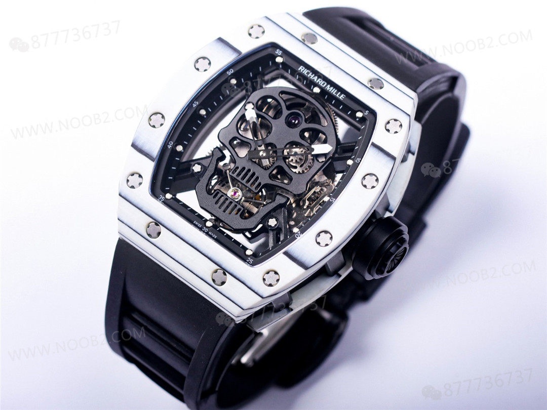 JB Factory Richard Mille RM52-01 gerçek tourbillon - beyaz işçilik detayları — 10. fotoğraf