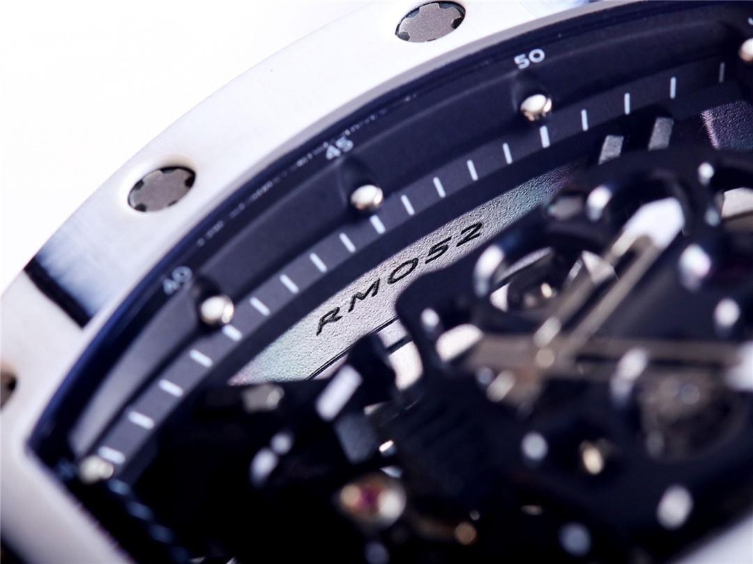 JB Factory Richard Mille RM52-01 gerçek tourbillon - beyaz işçilik detayları — 15. fotoğraf