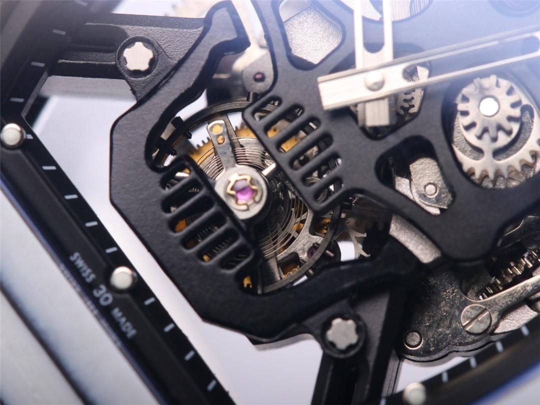JB Factory Richard Mille RM52-01 gerçek tourbillon - beyaz işçilik detayları — 18. fotoğraf