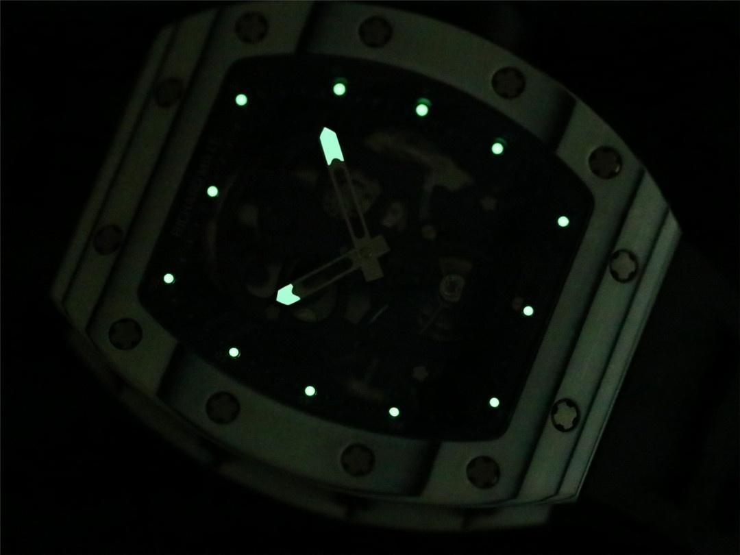 JB Factory Richard Mille RM52-01 gerçek tourbillon - beyaz işçilik detayları — 20. fotoğraf