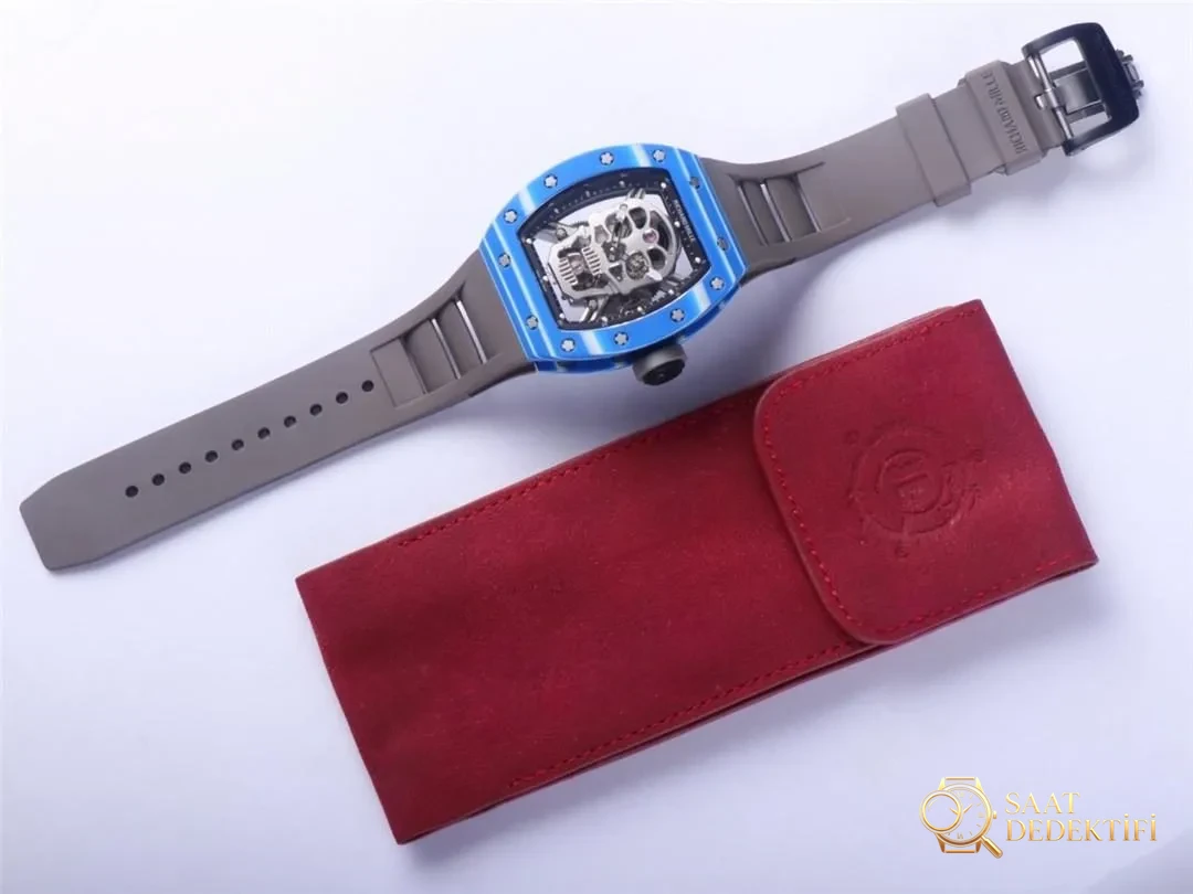 JB Factory Richard Mille RM52-01 gerçek tourbillon - mavi almaya değer mi? - Yan Profil ve Kordon Bağlantısı