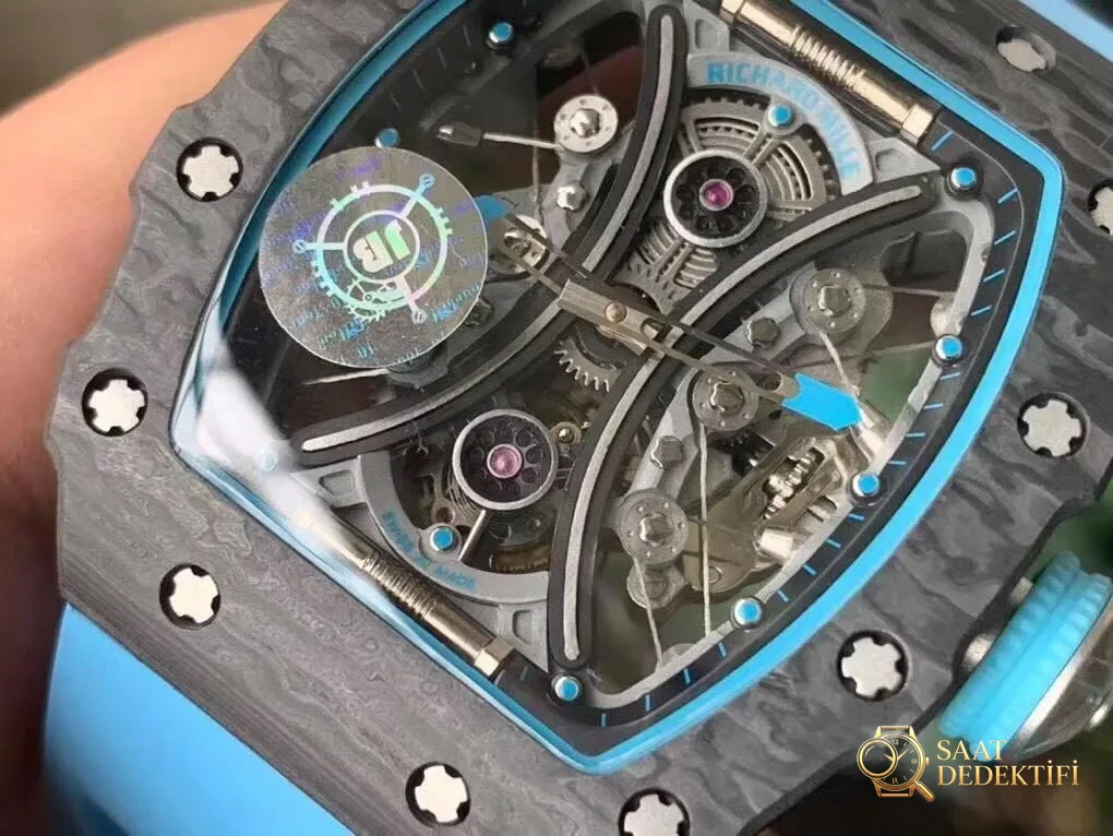 JB Richard Mille RM53-01 Tourbillon Kol Saati Güncellenmiş Versiyon - Bilezik, Toka ve Klips Mekanizması
