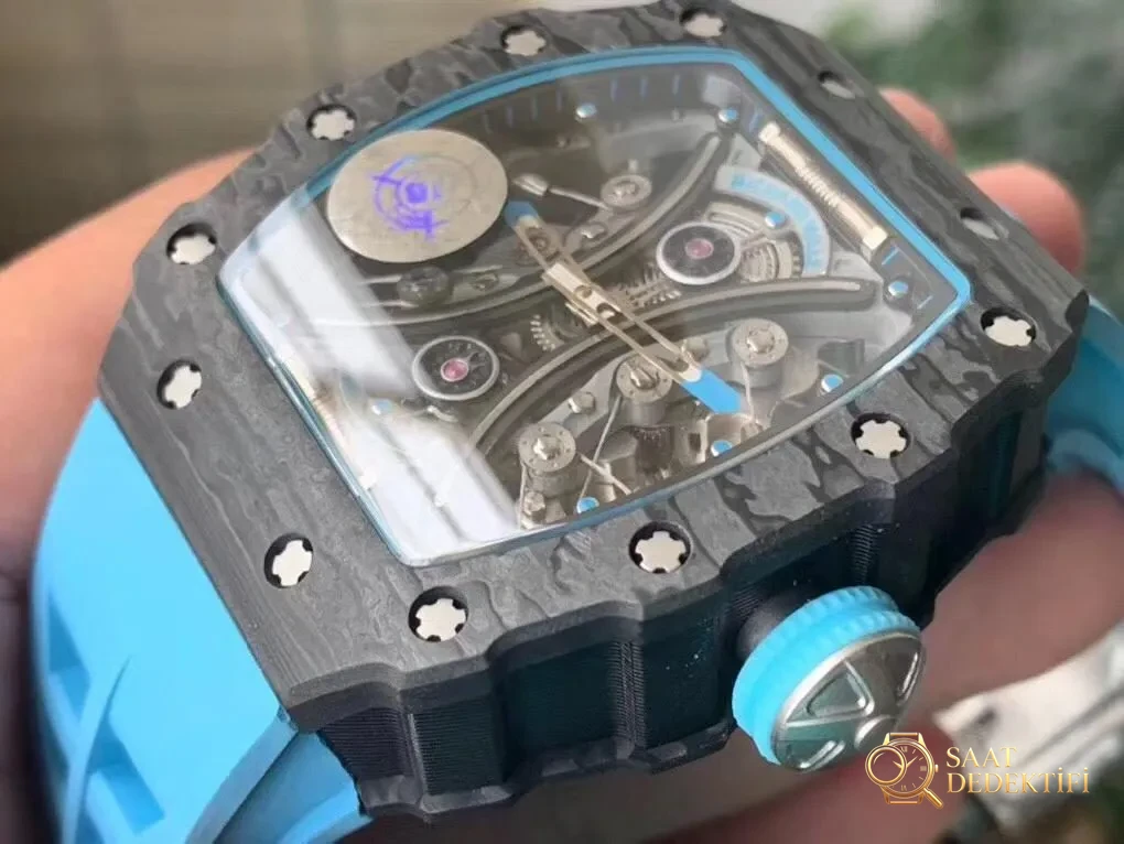 JB Richard Mille RM53-01 Tourbillon Kol Saati Güncellenmiş Versiyon - Makro Kadran ve İndeks İşçiliği