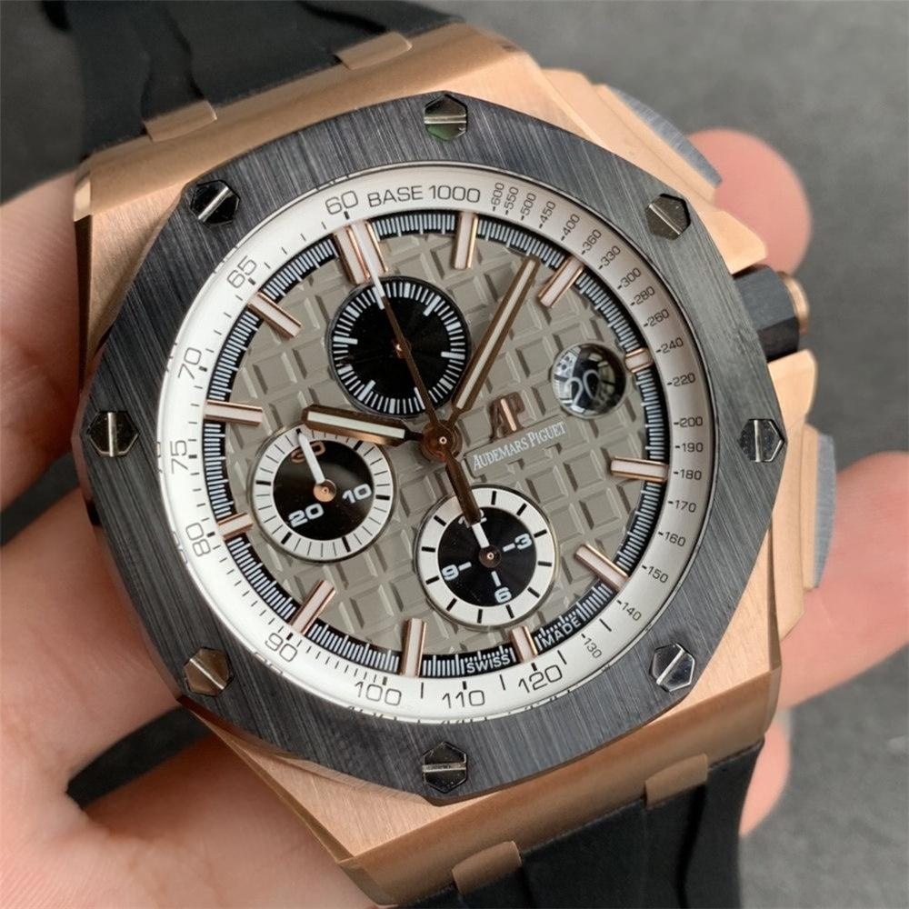 JF 26416ro Audemars Piguet Royal Oak Offshore Rose Altın Kronograf Saat İncelemesi — 4. fotoğraf