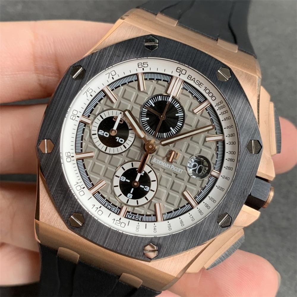 JF 26416ro Audemars Piguet Royal Oak Offshore Rose Altın Kronograf Saat İncelemesi — 5. fotoğraf