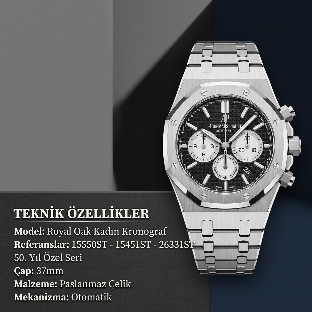 Audemars Piguet Royal Oak 15550ST-15451ST İncelemesi - Ön Görünüm ve Kasa Tasarımı