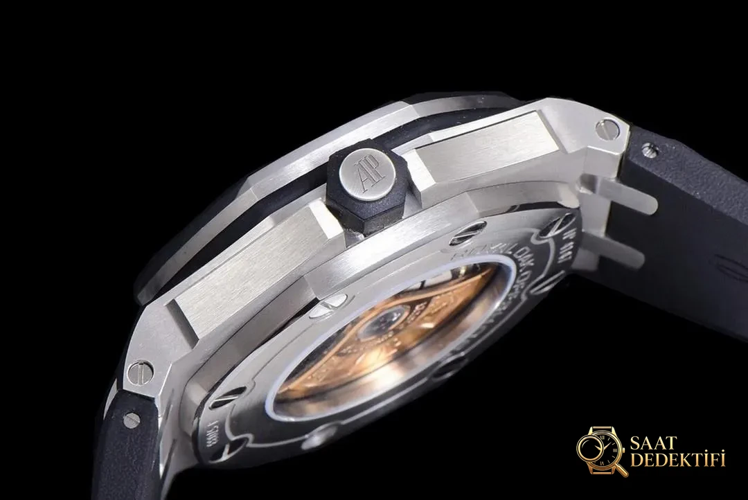 JF Factory ap15710 V10 versiyon Audemars Piguet Royal Oak hangi noktalarda geliştirildi? - Klips Kilidi ve Lazer Damgalar