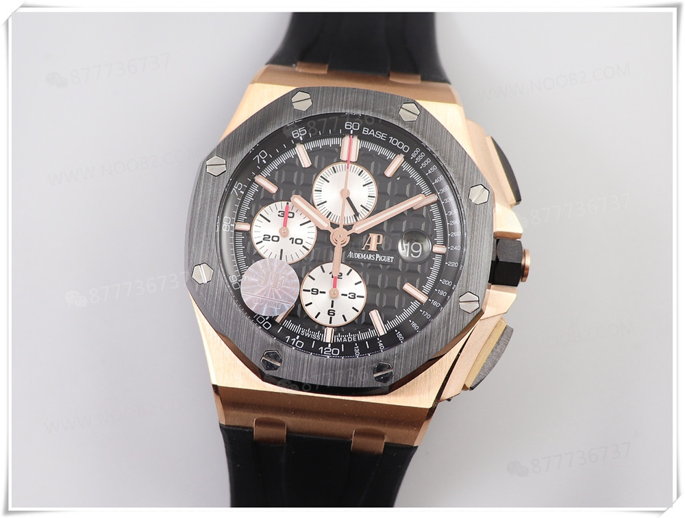 JF Factory Audemars Piguet 26401RO rose gold Royal Oak Offshore kronograf kol saatinin V2 versiyonunun açıkları neler? — 2. fotoğraf