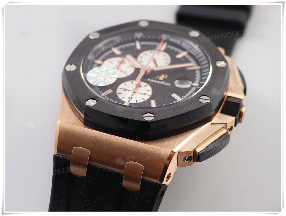 JF Factory Audemars Piguet 26401RO rose gold Royal Oak Offshore kronograf kol saatinin V2 versiyonunun açıkları neler? — 3. fotoğraf