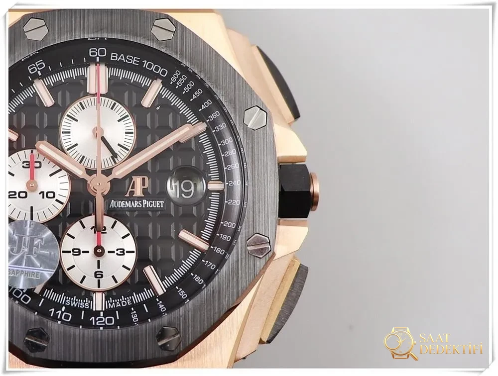 JF Factory Audemars Piguet 26401RO rose gold Royal Oak Offshore kronograf kol saatinin V2 versiyonunun açıkları neler? - Bilezik, Toka ve Klips Mekanizması