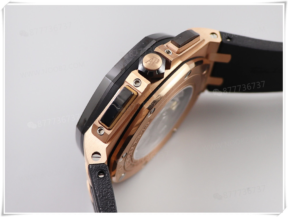 JF Factory Audemars Piguet 26401RO rose gold Royal Oak Offshore kronograf kol saatinin V2 versiyonunun açıkları neler? — 6. fotoğraf