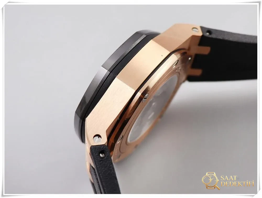 JF Factory Audemars Piguet 26401RO rose gold Royal Oak Offshore kronograf kol saatinin V2 versiyonunun açıkları neler? - Klips Kilidi ve Lazer Damgalar