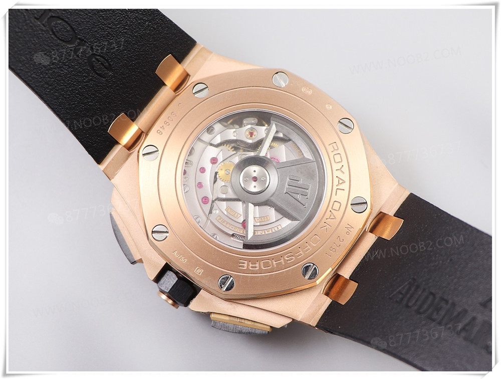 JF Factory Audemars Piguet 26401RO rose gold Royal Oak Offshore kronograf kol saatinin V2 versiyonunun açıkları neler? — 10. fotoğraf
