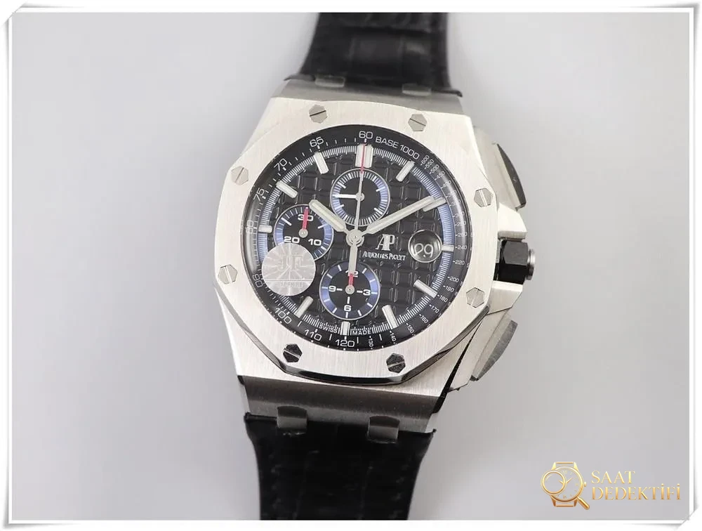 JF Factory Audemars Piguet 26412PT Royal Oak Offshore kronograf saatin kalitesi nasıl? - Kadran Detayı ve Bezel İşçiliği
