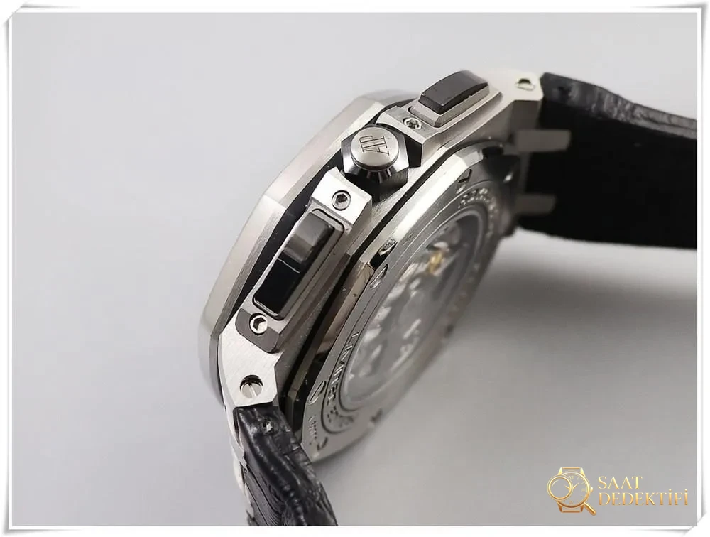 JF Factory Audemars Piguet 26412PT Royal Oak Offshore kronograf saatin kalitesi nasıl? - Makro Kadran ve İndeks İşçiliği