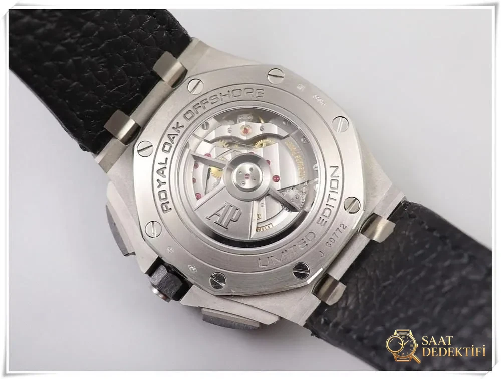 JF Factory Audemars Piguet 26412PT Royal Oak Offshore kronograf saatin kalitesi nasıl? - Mekanizma Zemberek ve Balans Detayı