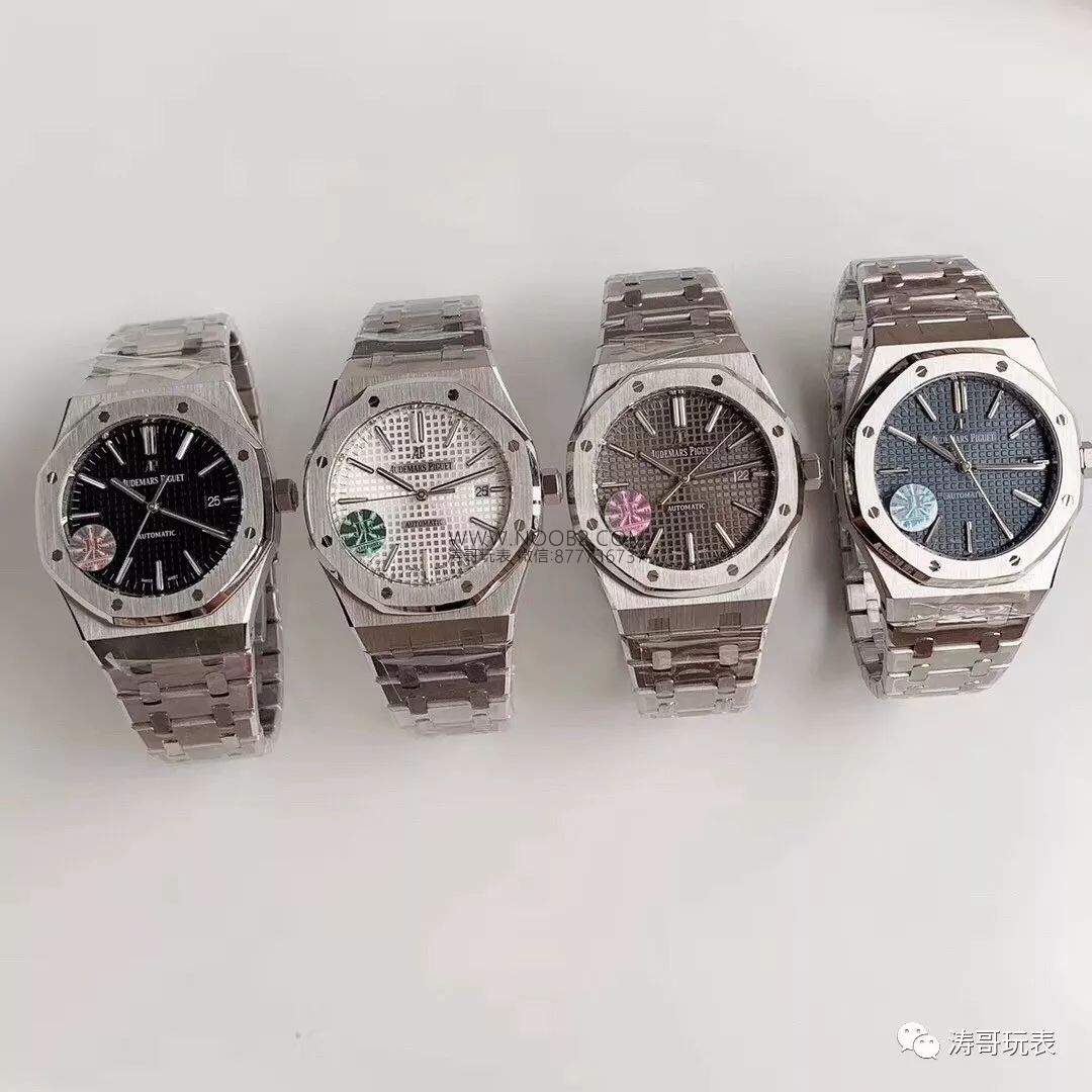 JF Factory Audemars Piguet AP15400 Royal Oak serisi mavi kadran V5 en üst versiyon replika saat incelemesi — detayları yakınlaştırınca nasıl? İlk bakışta sahte belli olur mu? — 1. fotoğraf