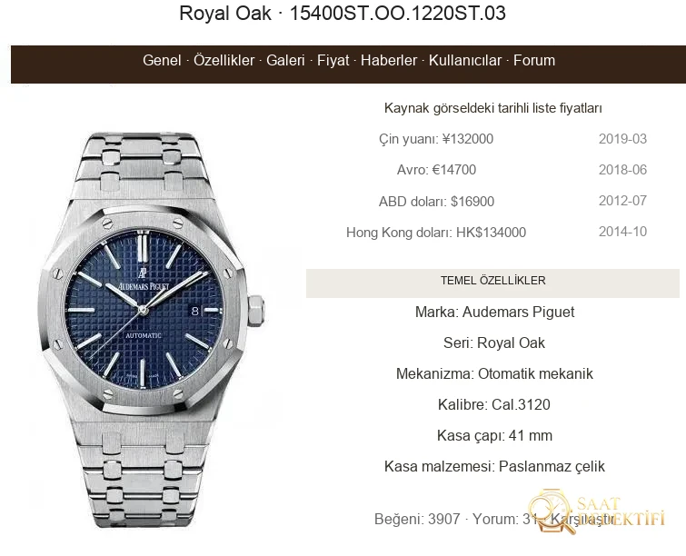 JF Factory Audemars Piguet AP15400 Royal Oak serisi mavi kadran V5 en üst versiyon replika saat incelemesi — detayları yakınlaştırınca nasıl? İlk bakışta sahte belli olur mu? - Kadran Detayı ve Bezel İşçiliği