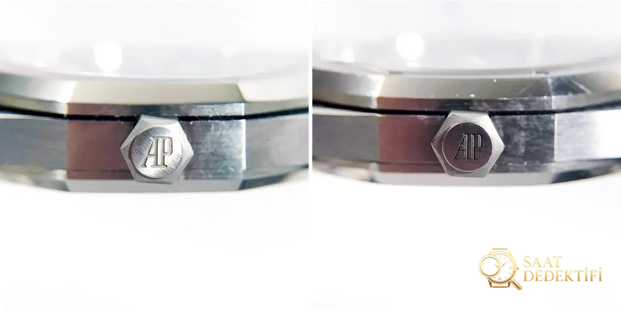 JF Factory Audemars Piguet ap15400 V5 versiyonu Royal Oak ile OM Factory karşılaştırması: hangi replika saat daha iyi yapılmış? - Makro Kadran ve İndeks İşçiliği
