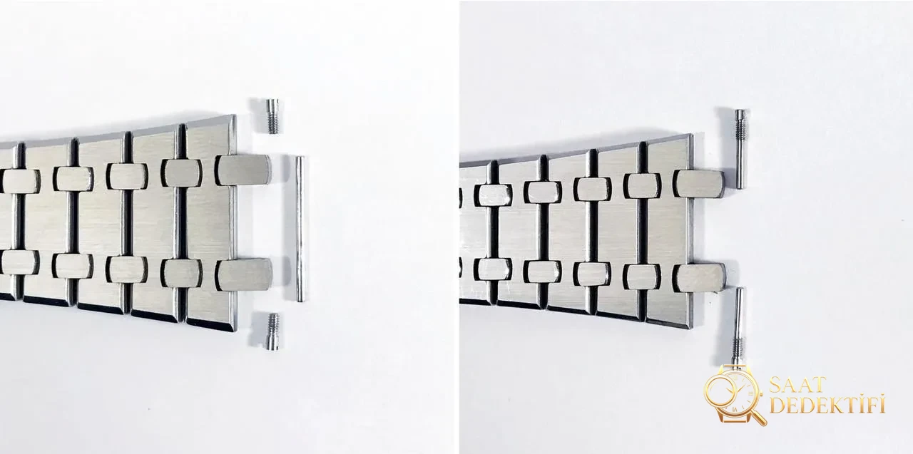 JF Factory Audemars Piguet ap15400 V5 versiyonu Royal Oak ile OM Factory karşılaştırması: hangi replika saat daha iyi yapılmış? - Mekanizma Zemberek ve Balans Detayı