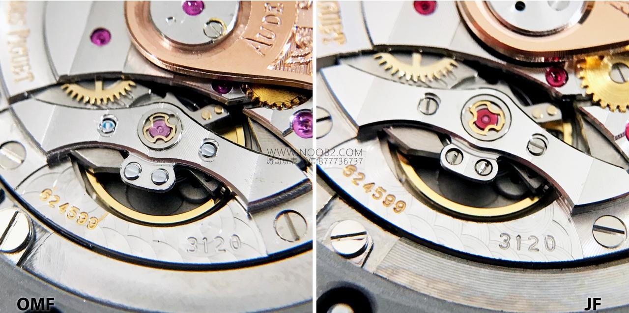JF Factory Audemars Piguet ap15400 V5 versiyonu Royal Oak ile OM Factory karşılaştırması: hangi replika saat daha iyi yapılmış? — 27. fotoğraf