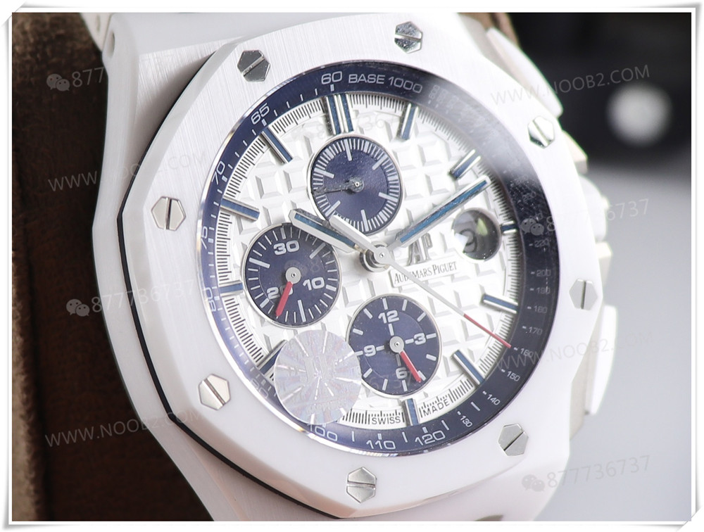 JF Factory Audemars Piguet Royal Oak Offshore 26402 Beyaz Seramik Kronograf Kullanım Kılavuzu — 4. fotoğraf