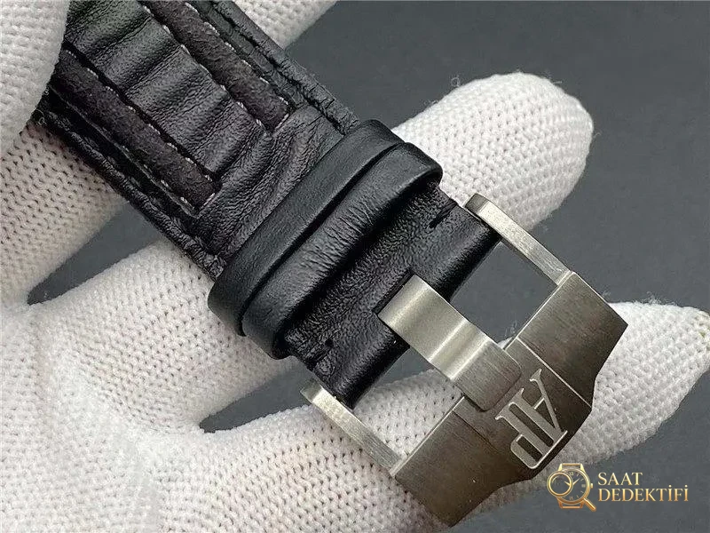 JF Factory Audemars Piguet Royal Oak Offshore AP26290PO Mavi V2 Sürüm Kol Saati İncelemesi - Klips Kilidi ve Lazer Damgalar