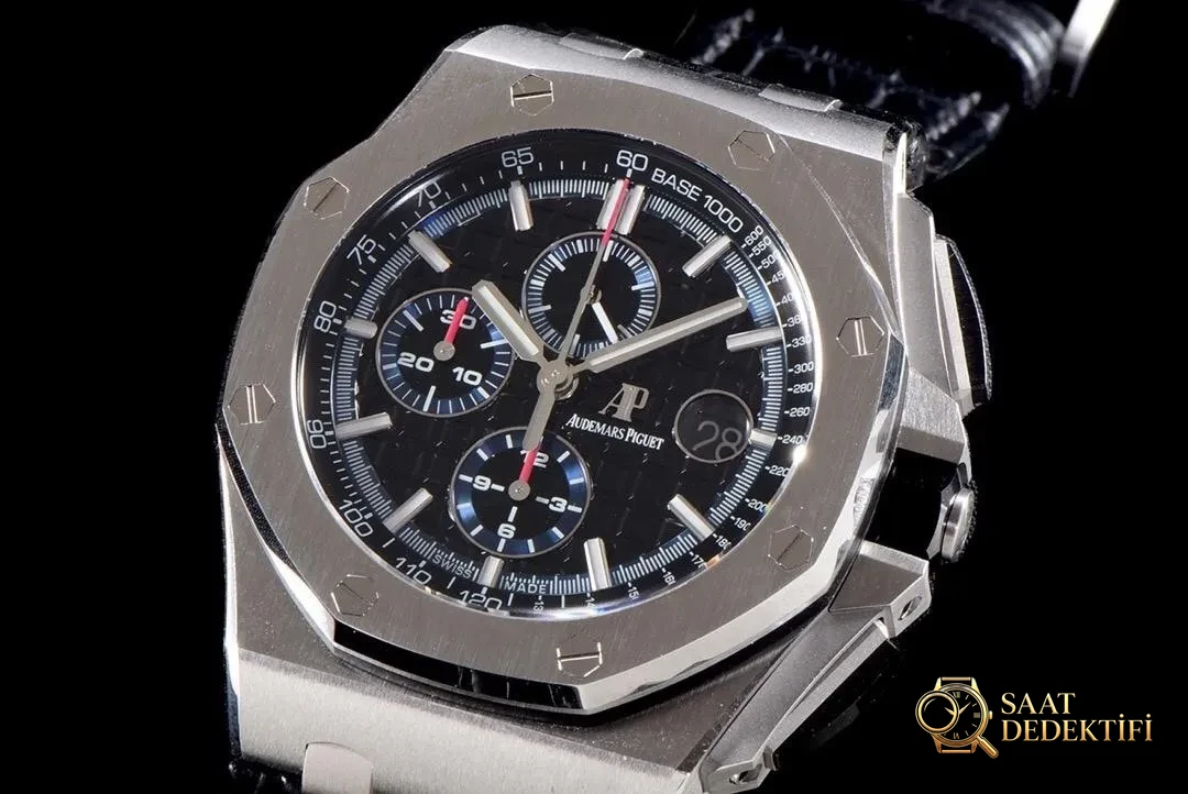 JF Factory Audemars Piguet Royal Oak Offshore series AP26412 replica watch review - Macro Dial and Index Workmanship