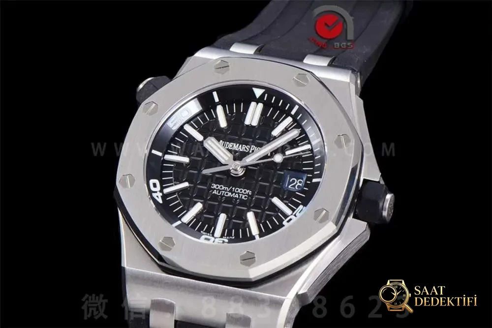 JF Factory Audemars Piguet Royal Oak V10 15710 Saat Detaylı İncelemesi - Arka Kapak ve Mekanizma Detayı