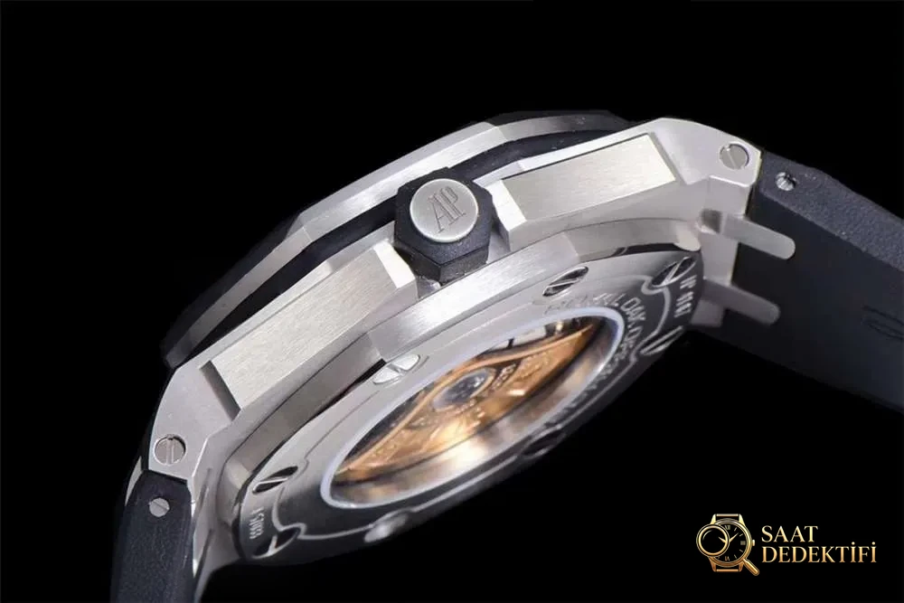 JF Factory Audemars Piguet Royal Oak V10 15710 Saat Detaylı İncelemesi - Klips Kilidi ve Lazer Damgalar