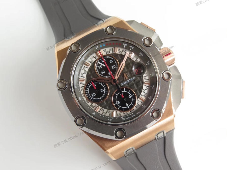 JF Factory Audemars Piguet Schumacher Royal Oak Offshore Serisi V8 Versiyonu 26568OM Kol Saati — 3. fotoğraf