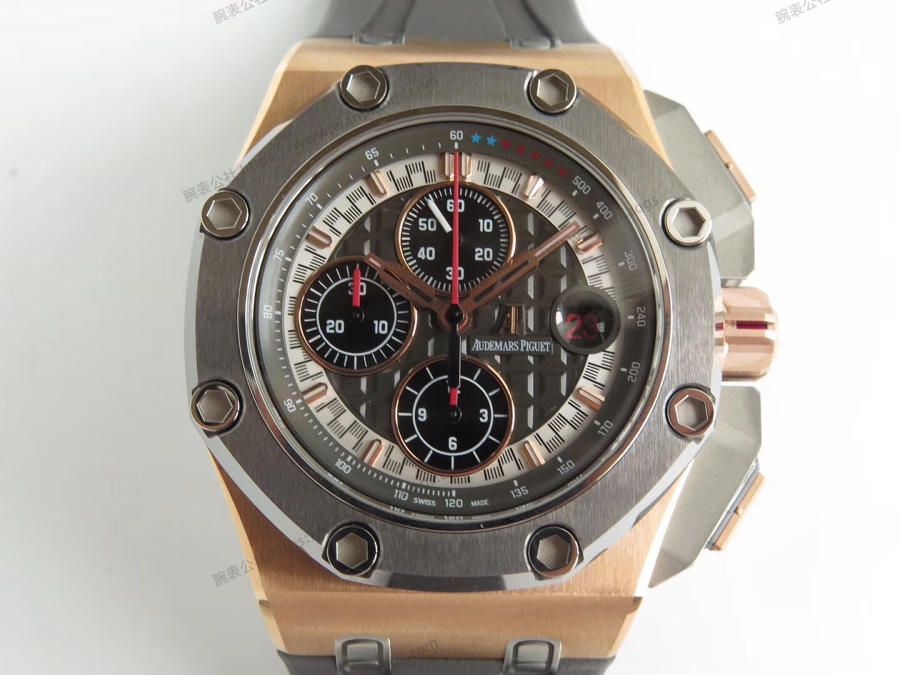 JF Factory Audemars Piguet Schumacher Royal Oak Offshore Serisi V8 Versiyonu 26568OM Kol Saati — 5. fotoğraf